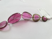 Watermelon Tourmaline Smooth Slices Beads -- TOWT65