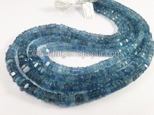 Santa Maria Aquamarine Bolt Shape Beads