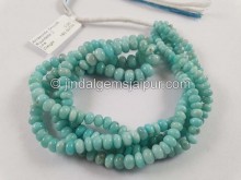 Amazonite Smooth Roundelle Beads