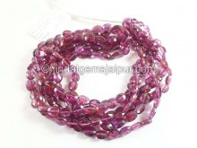 Rhodolite Purple Garnet Faceted Oval Beads -- GRNA115