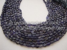 Iolite Plain Oval Shape Beads