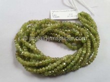 Sphene Faceted Roundelle Beads -- SPN1