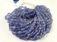 Tanzanite Faceted Oval Beads -- TZA137