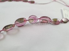 Watermelon Tourmaline Smooth Slices Beads -- TOWT62 Watermelon Tourmaline Smooth Slices Beads -- TOWT62