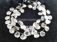 Rainbow Moonstone Big Size Faceted Heart Beads