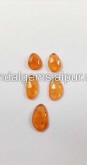 Mandarin Garnet Faceted Nugget Beads