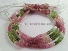 Tourmaline Smooth Roundelle Beads