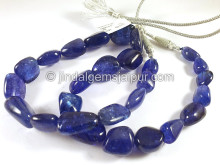 Tanzanite Smooth Nuggets Shape Big Beads Tanzanite Smooth Nuggets Shape Big Beads