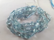 Aquamarine Plain Nuggets Beads