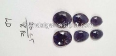 Iolite Sunstone Rose Cut Slices