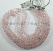 Pink Morganite Pumpkin Shape Beads
