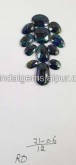 Azurite Malachite Rose Cut Slices