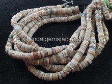 Australian Opal Smooth Tyre Beads