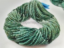 Grandidierite Shaded Faceted Round Beads -- GRDRT112