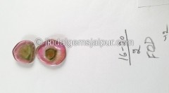 Watermelon Tourmaline Smooth Slices -- DETUR193 Watermelon Tourmaline Smooth Slices -- DETUR193