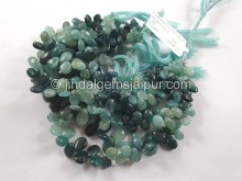 Grandidierite Shaded Smooth Pear Big Beads