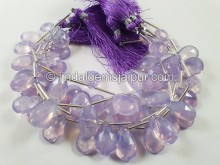Scorolite Faceted Pear Beads