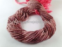 Pink Spinel Faceted Round Beads -- PNSP11