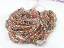 Bi Color Tourmaline Smooth Oval Beads -- TOWT118