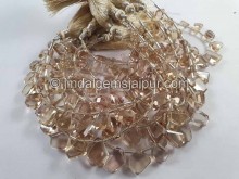 Champagne Citrine Faceted Nugget Beads -- CMCT12 Champagne Citrine Faceted Nugget Beads -- CMCT12