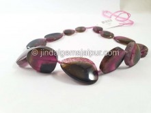 Watermelon Tourmaline Smooth Slices Beads Watermelon Tourmaline Smooth Slices Beads