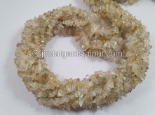 Golden Rutile Smooth Chips Beads