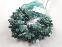 Grandidierite Shaded Smooth Pear Beads
