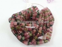 Tourmaline Faceted Tyre Beads