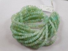 Peruvian Blue Opal Shaded Faceted Roundelle Beads -- PBOPL70