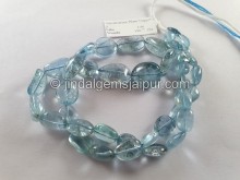 Aquamarine Plain Nuggets Beads -- AQMA221