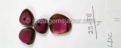 Watermelon Tourmaline Smooth Slices