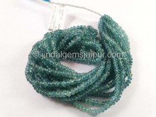Blue Tourmaline Smooth Roundelle Beads -- TOURBG180 Blue Tourmaline Smooth Roundelle Beads -- TOURBG180