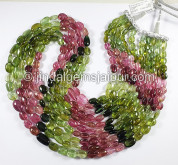 Tourmaline Smooth Nuggets Mix Beads