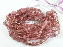 Bi Color Tourmaline Smooth Oval Beads