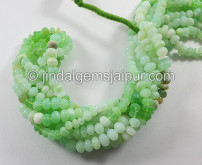 Multi Opal Smooth Roundelle Shape Beads