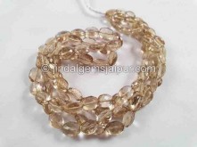 Champagne Citrine Faceted Oval Beads -- CMCT5