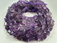 Amethyst Faceted Nugget Beads