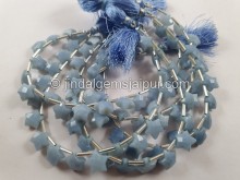 Blue Opal Faceted Star Beads --  BLOP8