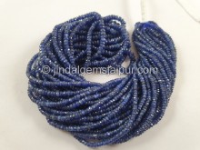 Blue Sapphire Faceted Roundelle Beads -- SPPH162