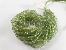 Green Tourmaline Smooth Oval Beads -- TOURBG156