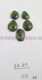 Azurite Malachite Rose Cut Slices