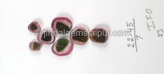 Watermelon Tourmaline Smooth Slices