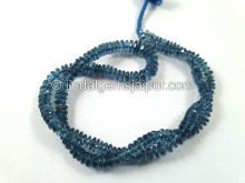 London Blue Topaz German Cut Beads