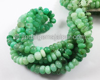 Chrysoprase Smooth Roundelle Shape Beads