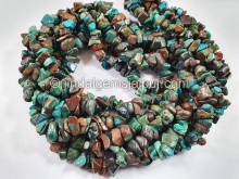 Chrysocolla Smooth Chips Beads