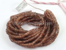 Andalusite Faceted Roundelle Beads