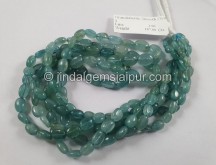 Grandidierite Shaded Smooth Oval Beads