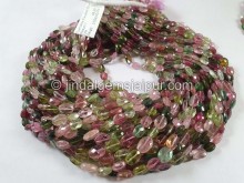 Tourmaline Faceted Oval Beads -- TURA544