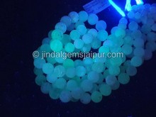Hyalite Opal Milky Smooth Round Beads