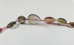 Watermelon Tourmaline Slices Shape Beads Watermelon Tourmaline Slices Shape Beads